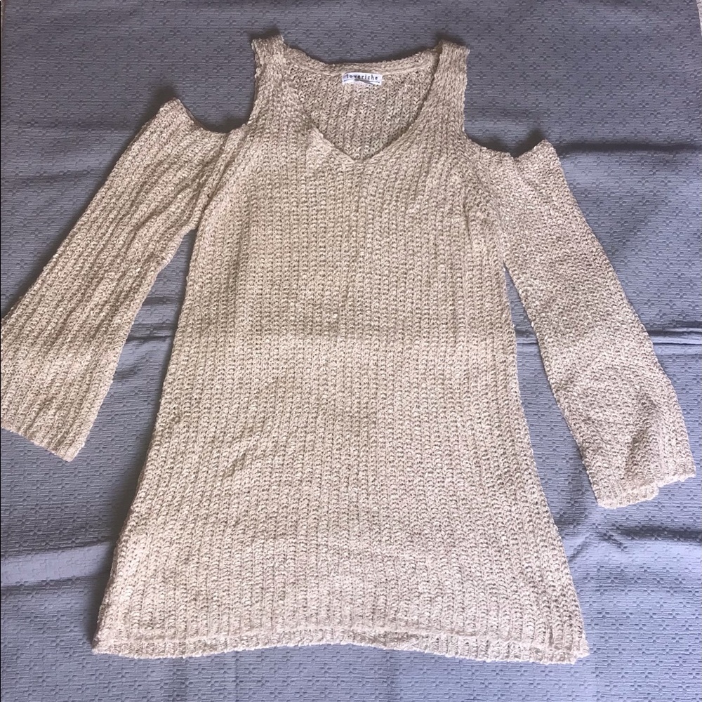 Cold Shoulder Sweater